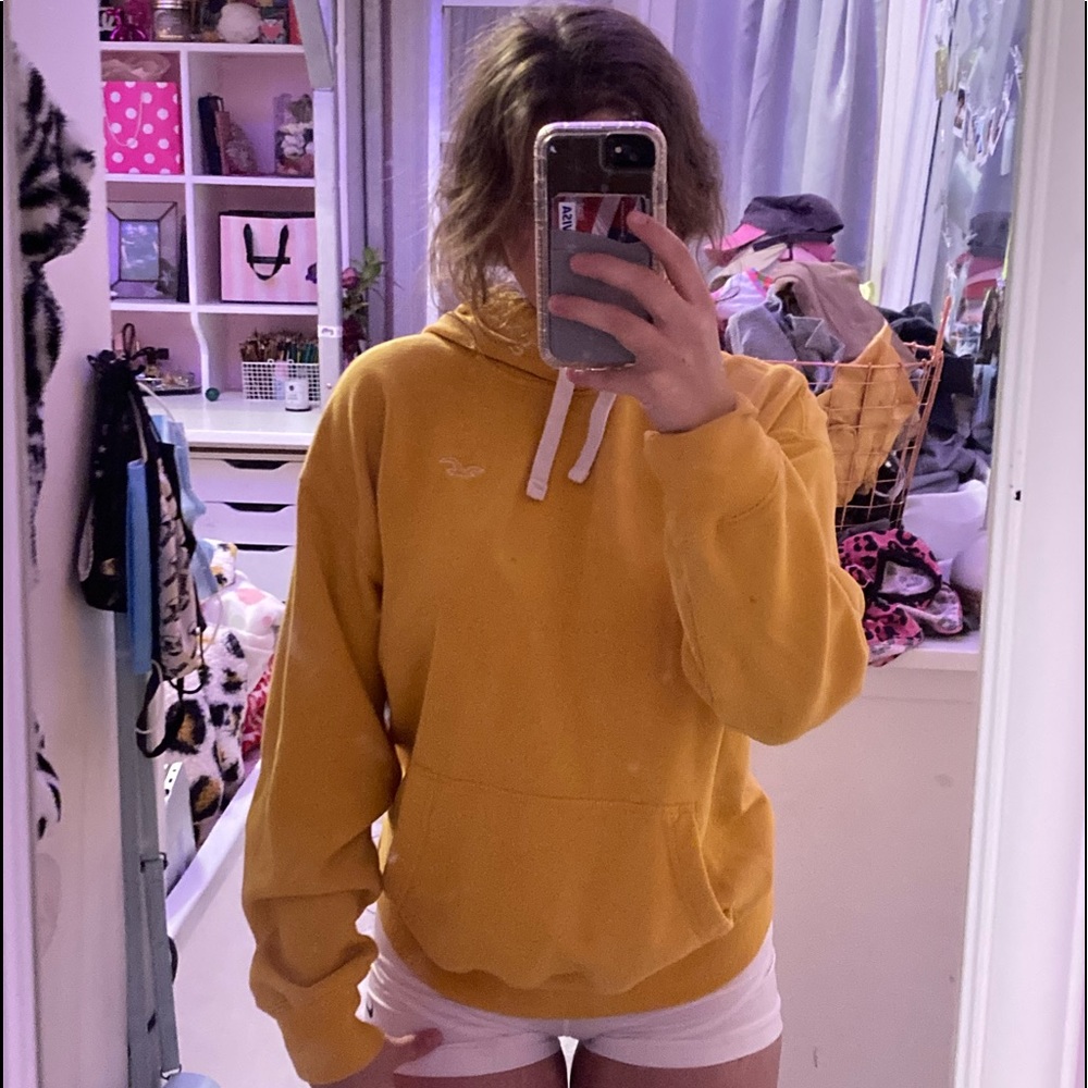 Yellow Hollister Hoodie